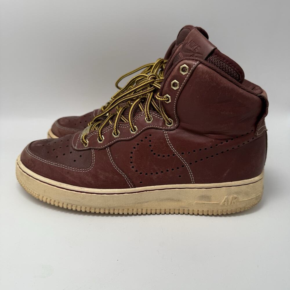 Nike Air Force 1 High '07 LV8 WB 'Red Sail' Men's 8.5 Boot Sneakers 882096-600 - Picture 4 of 9